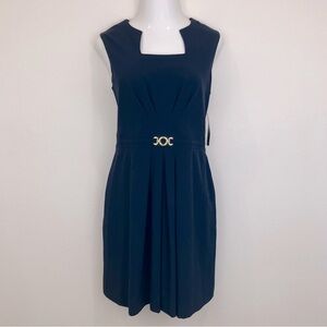 Tahari ASL Square Neck Dress